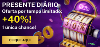 Cashback VIP 1775win - reembolso semanal